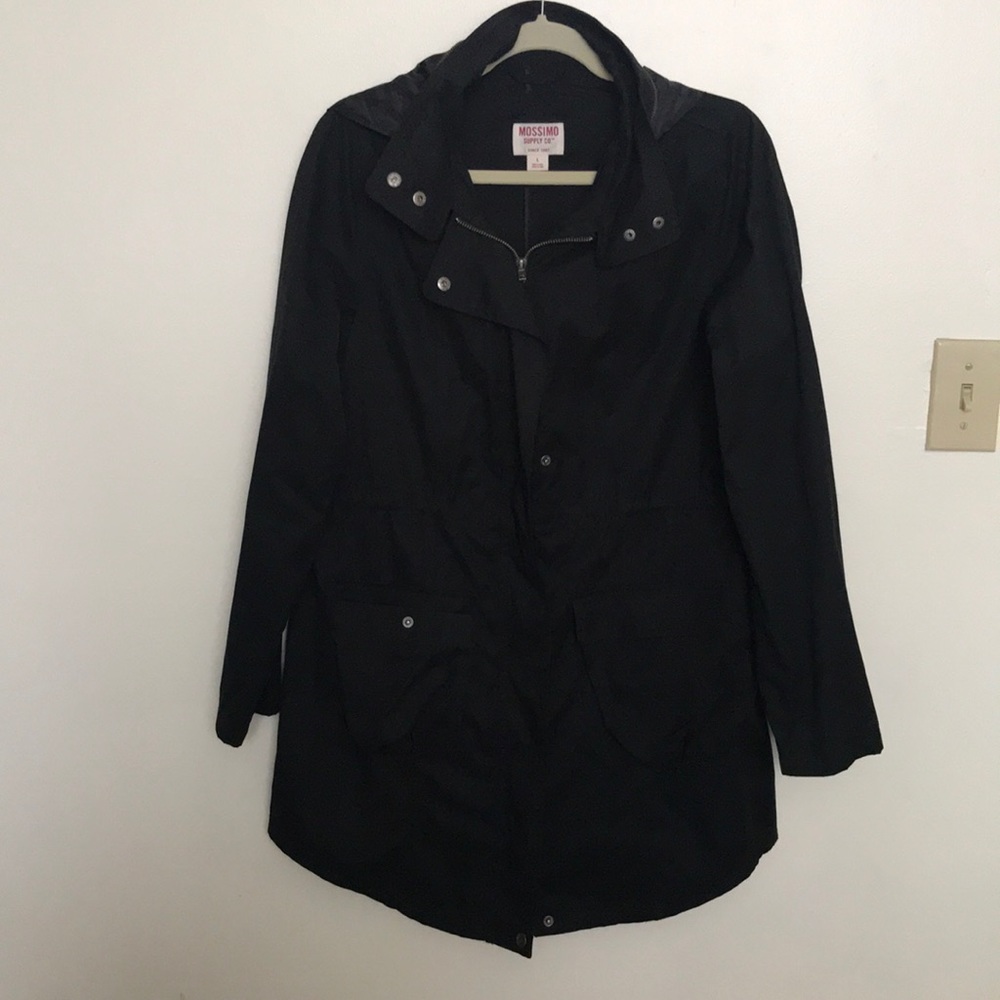 Black trench coat